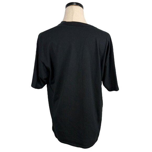 Vintage 90s Jerzees Black T-Shirt Sears Repair Services Logo XL USA Made - Picture 3 of 7